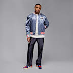 Chamarra universitaria para hombre Jordan MVP x Howard University