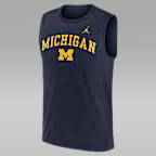 Michigan Primetime Arch Legend Men's Nike Dri-FIT College Muscle Tank Top