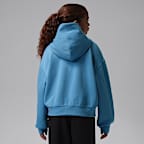 Sudadera con gorro deportiva de cierre completo Dri-FIT Perform para niños talla grande Jordan