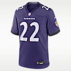 Jersey Nike de la NFL Game para hombre Derrick Henry Baltimore Ravens