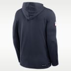 Chicago Bears Rivalries Collection Sideline Men's Nike Dri-FIT NFL Long-Sleeve Hooded Top