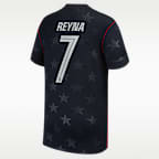 Jersey Nike Fútbol Dri-FIT para niños talla grande Giovanni Reyna USMNT 2026 Stadium Away