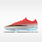 Tacos de futbol para terreno firme de corte low personalizados Nike Mercurial Vapor 17 Elite by Davo Salazar