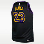 Luka Dončić Los Angeles Lakers City Edition Nike NBA Swingman Trikot für ältere Kinder