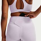 Nike Universa Women's High-Waisted 8" Biker Shorts with No Front Seam
