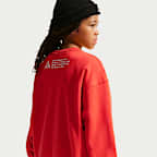 Nike ACG Big Kids' Yeti Crewneck Fleece Top