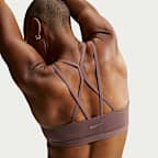 Nike Zenvy Strappy sport-bh met vulling en lichte ondersteuning
