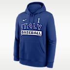 Italy National Baseball Team 2026 World Baseball Classic Club Men's Nike Pullover Hoodie