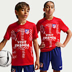 Atlético Madrid Home Older Kids' Nike Dri-FIT Football Pre-Match Top