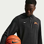 Minnesota Gophers Nike NCAA Men's Basketball Coaches' Pullover Hoodie