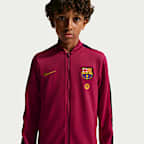 FC Barcelona Strike Nike Dri-FIT-Fußball-Trainingsanzug aus Strickmaterial für ältere Kinder