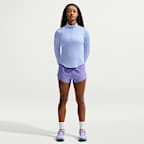 Nike Swift Camiseta de running Dri-FIT con cremallera de 1/4 y protección UV - Mujer