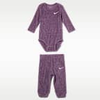 Conjunto de pants y mono de manga larga para bebé (0 a 6 meses) Nike Baby Essentials