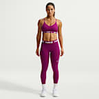 Brassière de sport réglable rembourrée à maintien léger Nike Indy pour femme