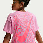 Playera para niña talla grande Nike Sportswear
