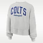 Sudadera de cuello redondo sin cierre Nike de la NFL oversized para mujer Indianapolis Colts Primetime Phoenix