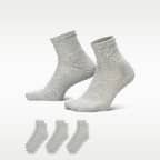 Nike Everyday Elevated Ankle Socks (3 Pairs)