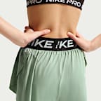 Nike Pro Older Kids' (Girls') Dri-FIT 2-in-1 Shorts
