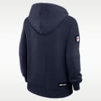 New England Patriots Sideline Standard Issue Women's Nike Dri-FIT NFL Pullover Hoodie