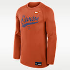Clemson Dugout Game Time Men's Nike Dri-FIT College Long-Sleeve T-Shirt