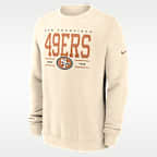 Sudadera de cuello redondo sin cierre Nike de la NFL para hombre San Francisco 49ers Club