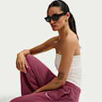 Nike Studio Fleece Medium Weight Women's Mid-Rise Wide-Leg Trousers