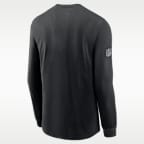 Playera de manga larga Nike Dri-FIT de la NFL para hombre Philadelphia Eagles Team Issue