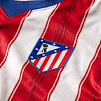 Replika domácího fotbalového dresu Atlético Madrid 2026/27 Stadium Nike Dri-FIT pro větší děti