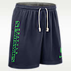 Shorts Nike Dri-FIT de la NFL para hombre Seattle Seahawks Sideline Reversible