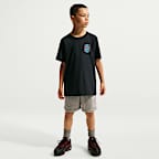 F.C. Barcelona Premier Older Kids' Nike Footba T-Shirt