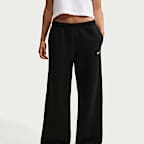 Nike Studio Fleece Medium Weight Women's Mid-Rise Wide-Leg Pants