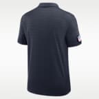 Chicago Bears Rivalries Collection Sideline Victory Striped Men's Nike Dri-FIT NFL Polo