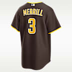 Jackson Merrill San Diego Padres Men's Nike MLB Replica Jersey