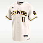 Jackson Chourio Milwaukee Brewers Men's Nike Dri-FIT ADV MLB Limited Jersey