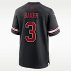 Jersey de fútbol americano Nike NFL Game para hombre Budda Baker Arizona Cardinals