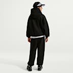 Nike Solo Swoosh Kids' Fleece Cuffed Basketball Trousers