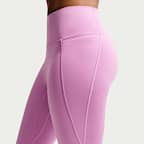 Leggings de cintura alta sin costura delantera de 7/8 para mujer Nike Universa