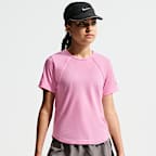 Haut à manches courtes Dri-FIT Nike Tempo pour ado (fille)