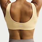NikeSKIMS Sport-BH mit nahtlosem Rippmaterial und Mikro-U-Ausschnitt