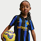 Inter Milan 2026 Stadium Home Younger Kids' Nike Football Replica 3-Piece Kit