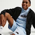 Shorts de French Terry para niños talla grande Nike Sportswear Club