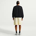 Nike Studio Fleece Medium Weight Women's Oversized Embossed Crew
