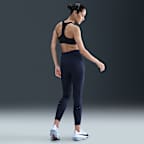 Højtaljede Nike Tempo 7/8-løbeleggings til kvinder