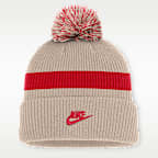 Kansas City Chiefs Rewind Peak Men's Nike NFL Cuffed Pom Beanie