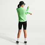 Μπλούζα Dri-FIT Nike Miler με φερμουάρ στο μισό μήκος για μεγάλα παιδιά