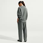 Sudadera de cuello redondo oversized para mujer Nike Studio Fleece Medium Weight