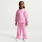 Nike Sportswear Little Kids' Studio Fleece Oversized Crew