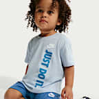 Nike Sportswear Toddler "Just Do It" Graphic T-Shirt and Mesh Shorts Set