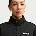 Nike Studio Fleece Sport Women's Dri-FIT 1/4-Zip Top