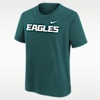 Playera Nike de la NFL para niños talla grande Philadelphia Eagles